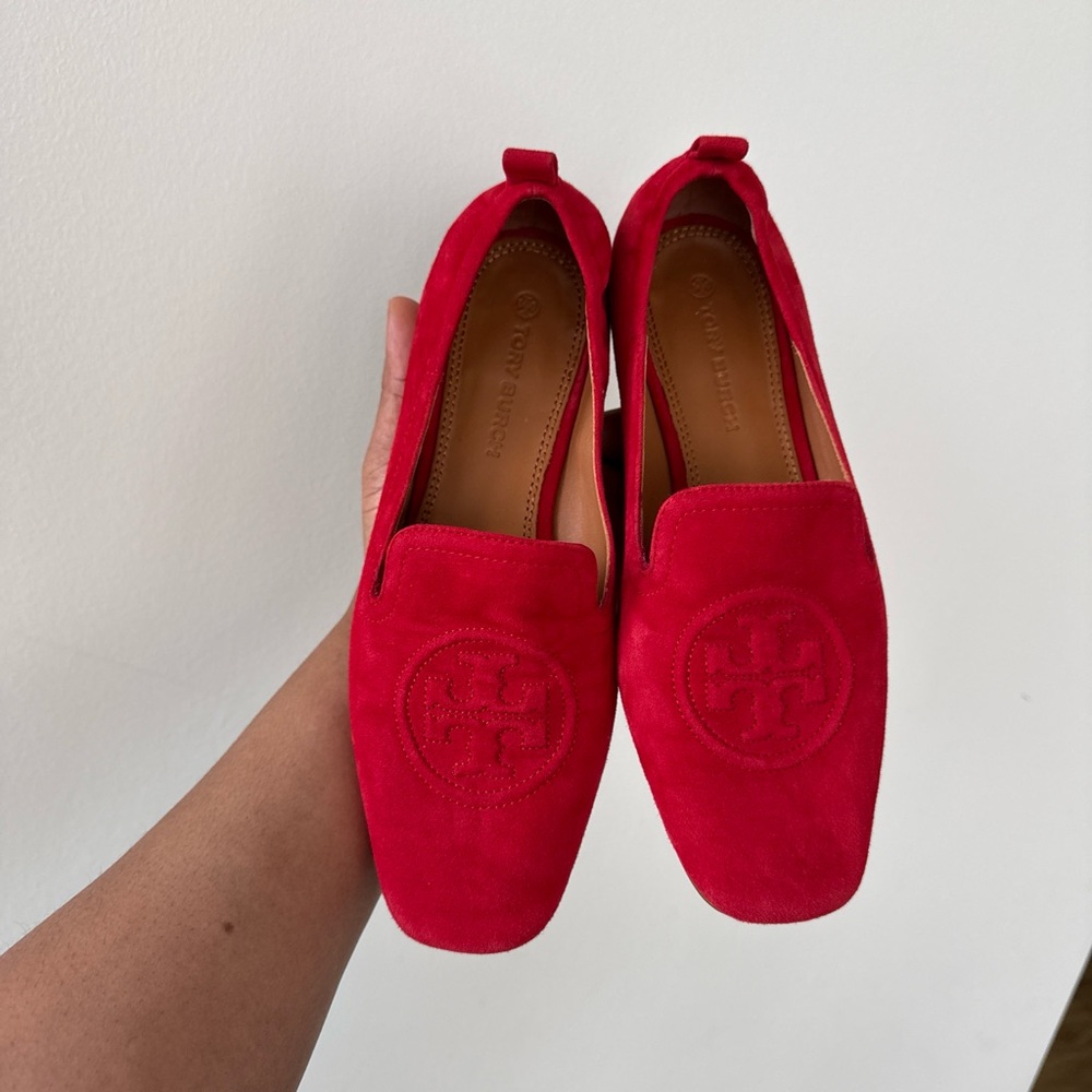 Tory Burch Women's Bright Red Loafers